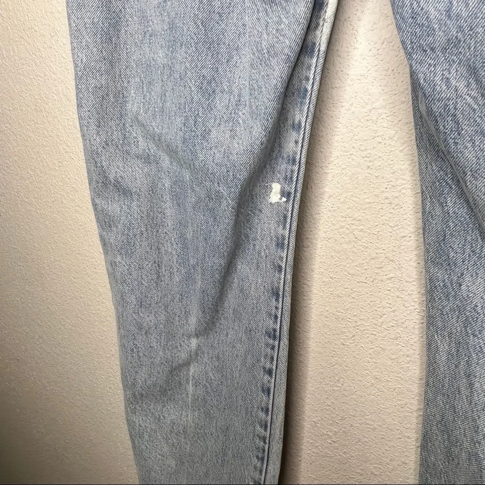 Hudson Button Up Destroyed Jeans with Paint